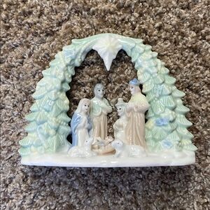 Ceramic Nativity Scene Figurine